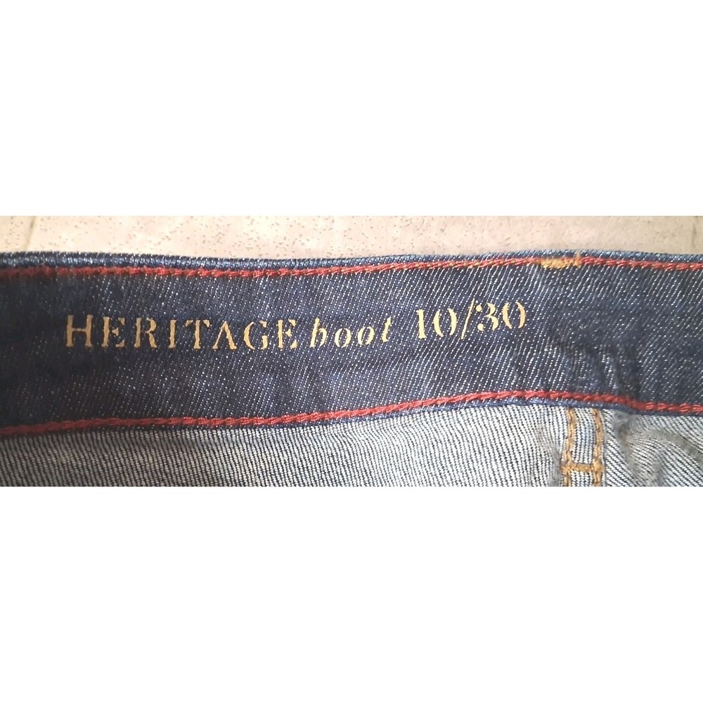 Heritage Bootcut Jeans Womens Size 10 Western Cowgirl Country - Picture 7 of 13